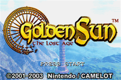 Golden Sun: The Lost Age - Screenshot - Game Title Image