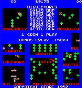 Millipede Dux - Screenshot - Game Select Image