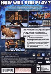 WWE SmackDown vs. Raw 2008 - Box - Back Image