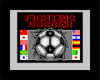 Fighting Soccer - Screenshot - Game Title Image