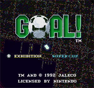 Goal! - Screenshot - Game Title Image