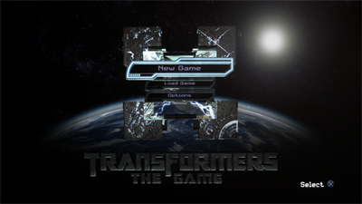 Transformers: The Game - Screenshot - Game Select Image