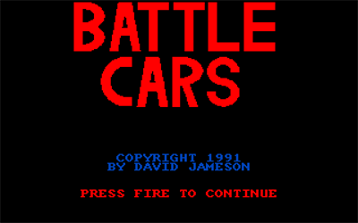 Battle Cars - Screenshot - Game Title Image