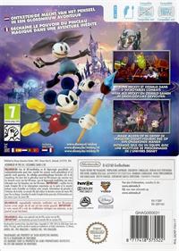 Disney Epic Mickey 2: The Power of Two - Box - Back Image