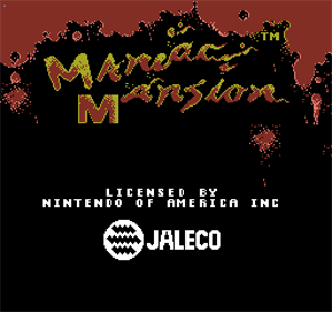 Maniac Mansion (US Version) - Screenshot - Game Title Image