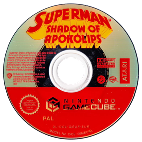 Superman: Shadow of Apokolips - Disc Image