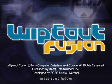 WipEout Fusion - Screenshot - Game Title