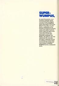 Super-Wumpus - Box - Back Image