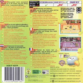 Droopy's Tennis Open - Box - Back Image