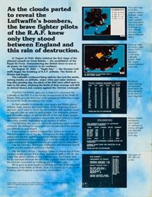 Fighter Command: The Battle of Britain - Box - Back Image