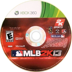 MLB 2K13 - Disc Image