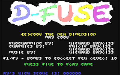 D-Fuse - Screenshot - Game Title Image