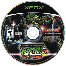 Teenage Mutant Ninja Turtles 2: Battle Nexus - Disc Image