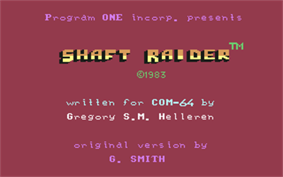 Shaft Raider - Screenshot - Game Title Image