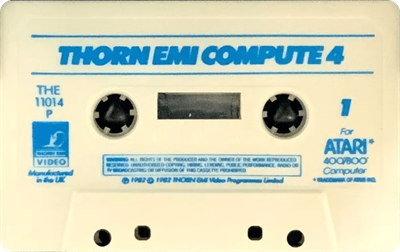 Thorn EMI Compute 4 & Reversi - Cart - Front Image