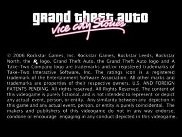 Grand Theft Auto: Vice City Stories - Screenshot - Game Title Image