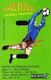 Peter Shilton's Handball Maradona  - Box - Back Image