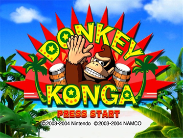 Donkey Konga - Screenshot - Game Title Image