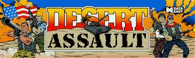 Desert Assault - Arcade - Marquee Image