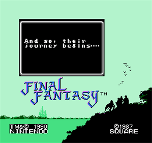 Final Fantasy - Screenshot - Game Title Image