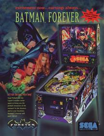 Batman Forever - Advertisement Flyer - Front Image