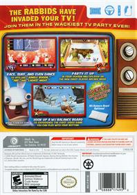 Rayman: Raving Rabbids: TV Party - Box - Back Image