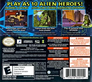 Ben 10: Alien Force: Vilgax Attacks - Box - Back Image