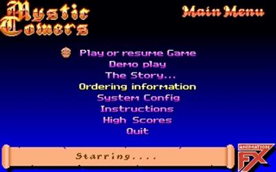 Mystic Towers - Screenshot - Game Select Image