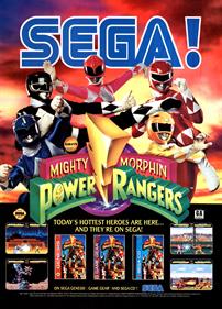 Mighty Morphin Power Rangers - Advertisement Flyer - Front Image
