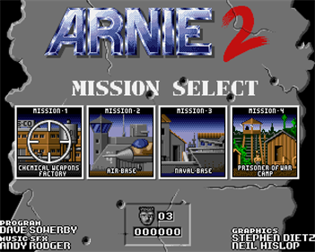 Arnie 2 - Screenshot - Game Select