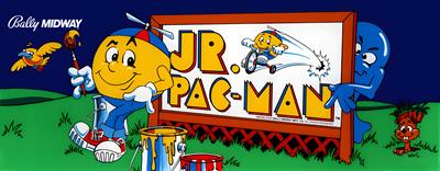 Jr. Pac-man - Arcade - Marquee Image