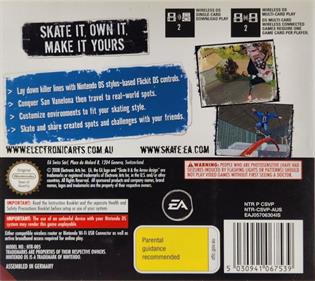 Skate It - Box - Back Image
