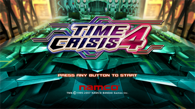 Time Crisis 4 - Screenshot - Game Title Image