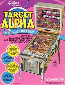 Target Alpha - Advertisement Flyer - Front Image