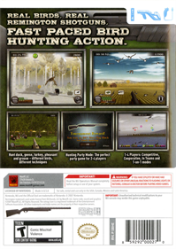 Remington Great American Bird Hunt - Box - Back Image