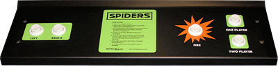 Spiders - Arcade - Control Panel Image