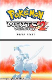 Pokémon White Version 2 - Screenshot - Game Title Image