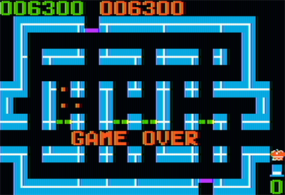 Lock 'n' Chase - Screenshot - Game Over Image