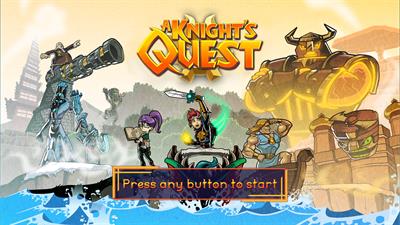 A Knight's Quest - Screenshot - Game Title Image