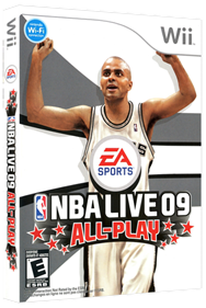 NBA Live 09: All-Play - Box - 3D Image