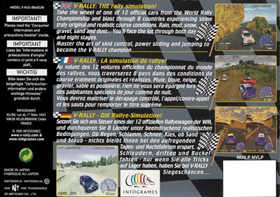V-Rally Edition 99 - Box - Back Image