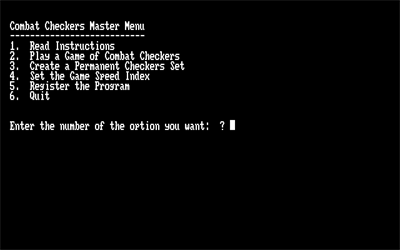 Combat Checkers - Screenshot - Game Title Image