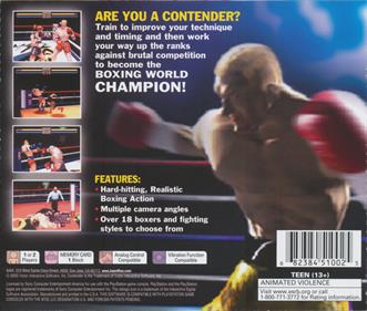 Contender 2 - Box - Back Image