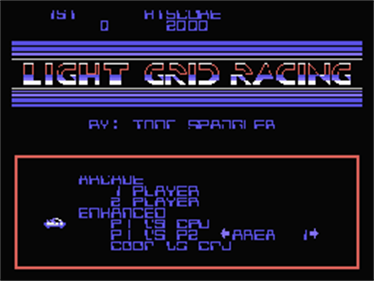 Light Grid Racing - Screenshot - Game Title Image