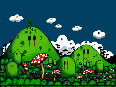 Panic in the Mushroom Kingdom 2 - Fanart - Background Image
