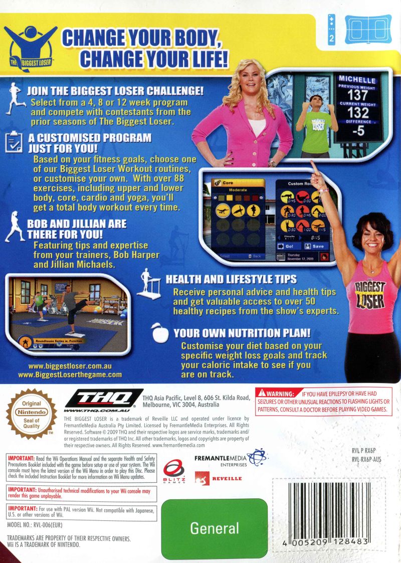 The Biggest Loser Images - LaunchBox Games Database