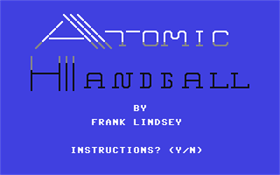 Atomic Handball - Screenshot - Game Title Image