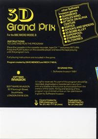 3D Grand Prix - Box - Back Image