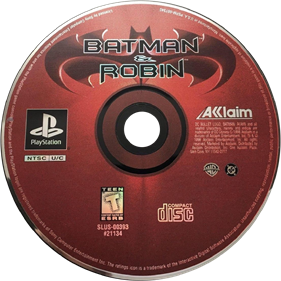 Batman & Robin - Disc Image