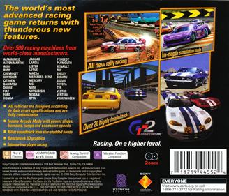 Gran Turismo 2 - Box - Back Image